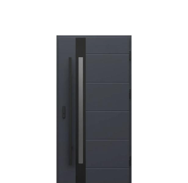 Drzwi wejściowe z montażem Porta THERMO GLASS z montażem